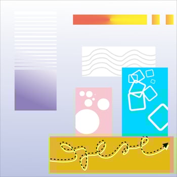Illustration of abstract with uniqur background vector