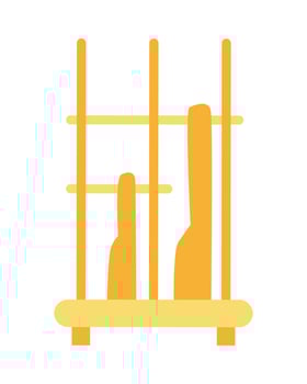 angklung icon. Indonesian traditional musical instruments. concept art of music, musical instrument, bamboo. flat vector style graphic design.