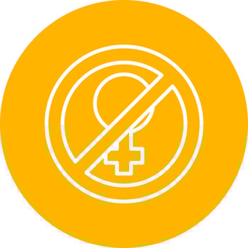 Stop violence Against Women Vector Icon