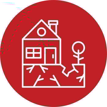 Earthquake Vector Icon