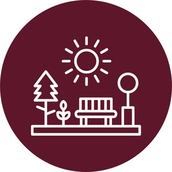 Park Vector Icon