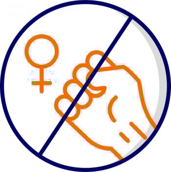 Violence against Women Vector Icon