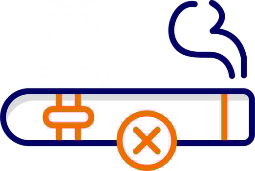 No Cigar Vector Icon