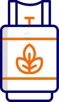 Biogas vector icon