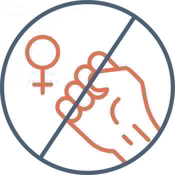 Violence against Women Vector Icon