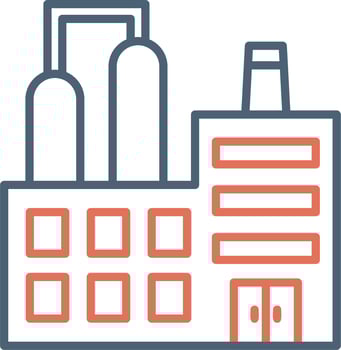 Factory Vector Icon
