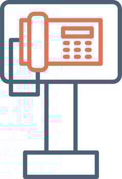 Public Phone Vector Icon