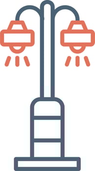Street light vector icon