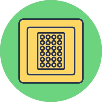 Nicotine Patch vector icon
