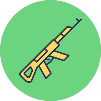 Assault Rifle Vector Icon