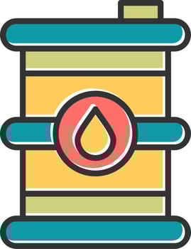 Oil Barrel Vector Icon