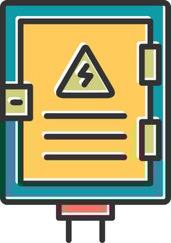 Electrical Panel Vector Icon