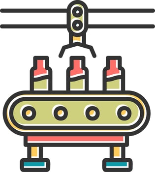 Water Factory Vector Icon