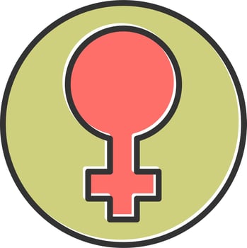 Female Symbol Vector Icon