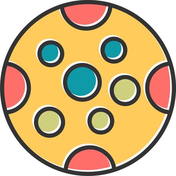 Full Moon Vector Icon