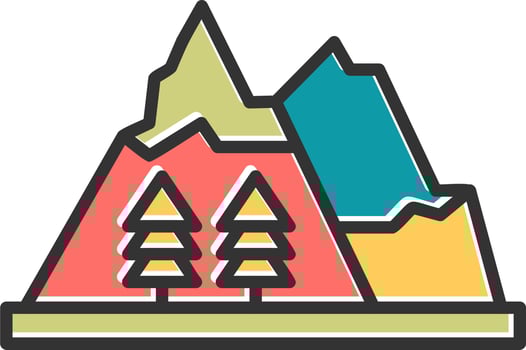 Lake Vector Icon