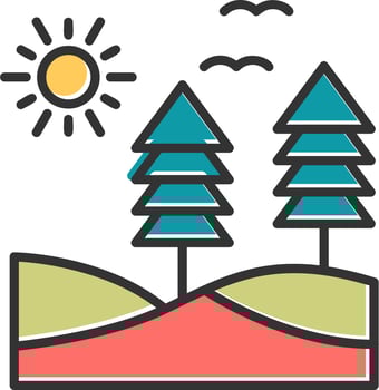 Forest Vector Icon