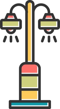 Streetlight Vector Icon