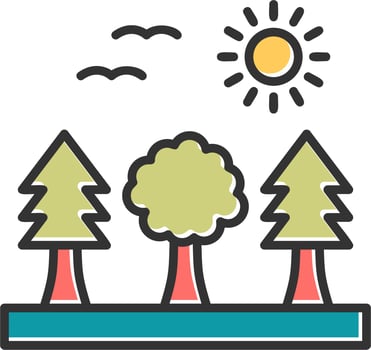 Forest Vector Icon