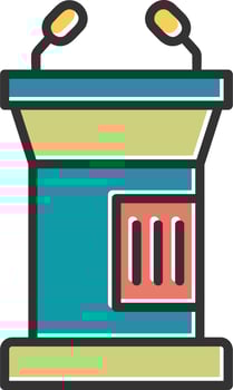 Lectern Vector Icon