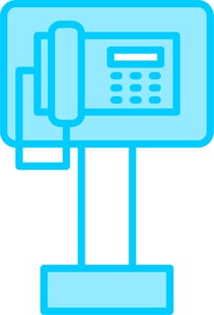 Public Phone Vector Icon
