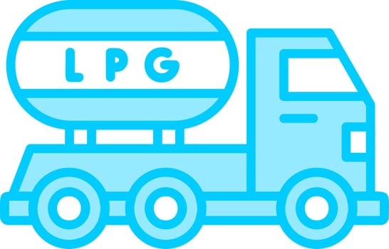 Gas Truck Vector Icon