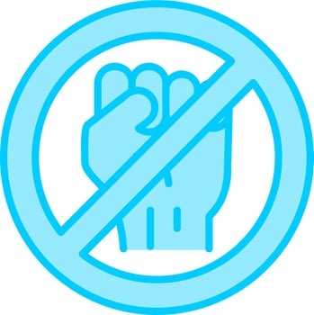 No Violence Vector Icon