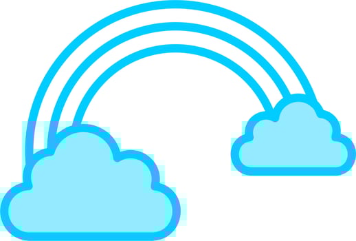 Rainbow Vector Icon
