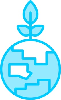 Green Earth Vector Icon
