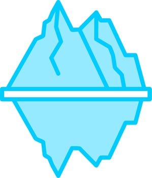 Iceberg Vector Icon