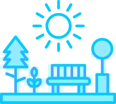 Park Vector Icon