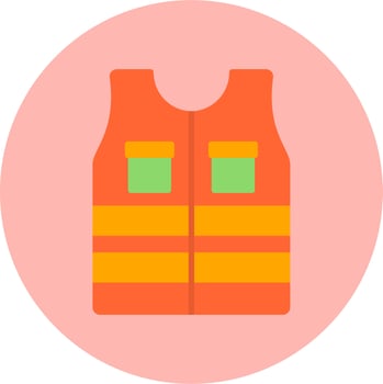 Safety Jacket Vector Icon