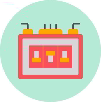 Fuse Box Vector Icon