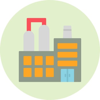 Factory Vector Icon