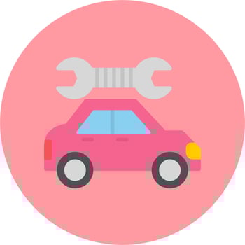 Car maintenance Vector Icon