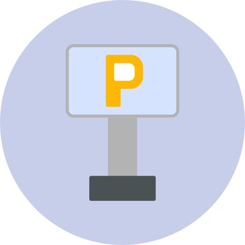 Parking Sign Vector Icon
