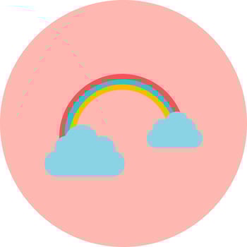 Rainbow Vector Icon