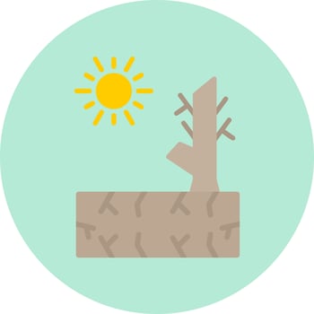 Drought Vector Icon