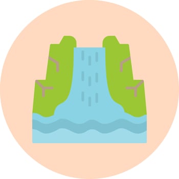 Waterfall Vector Icon
