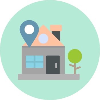 Home Location Vector Icon