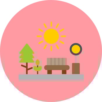 Park Vector Icon