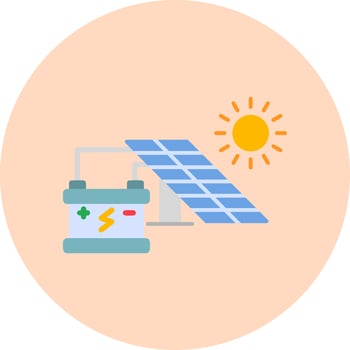 Solar Energy Vector Icon