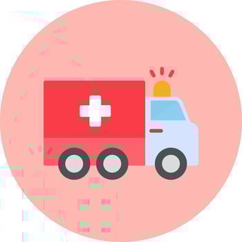 Ambulance Vector Icon