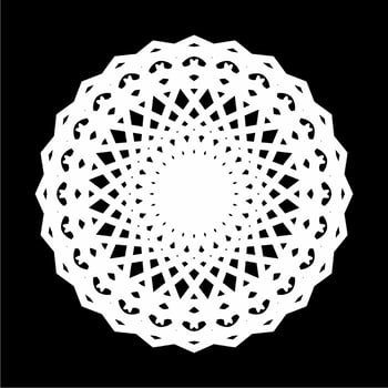 Ornamental Motifs Pattern Circle-Shaped for Decoration, Motifs Pattern, Ornate, Background, Website or Graphic Design Element. Vector Illustration