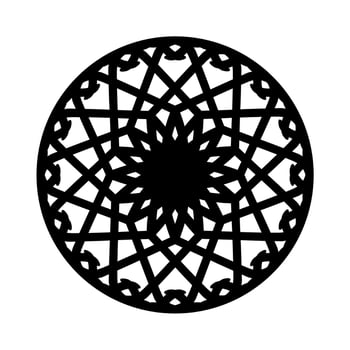 Ornamental Motifs Pattern Circle-Shaped for Decoration, Motifs Pattern, Ornate, Background, Website or Graphic Design Element. Vector Illustration