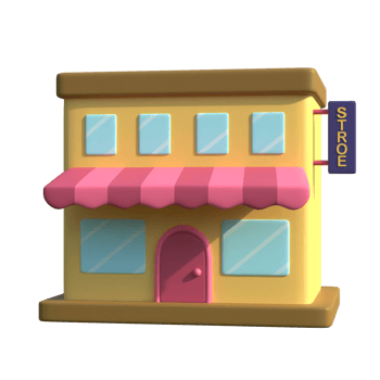 store on transparent background png
