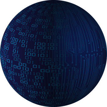 Modern Technology World Map Globe Crop-out png