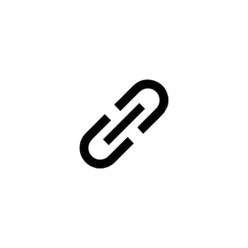 Link icon. Simple style social media poster background symbol. Link brand logo design element. Link t-shirt printing. vector for sticker.