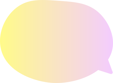 gradient speech bubbles on transparent background . chat box or chat square and doodle message or communication icon Cloud speaking for comics and minimal message dialog png