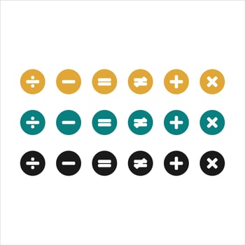 calculator icon in vector